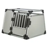 Cușcă / geantă pentru transport animale de companie argintie 65x93 cm Trixie L – Plaček Pet Products