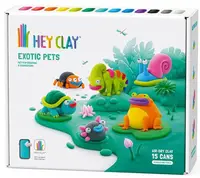 Trusa de modelat argilă Hey Clay - Animale exotice