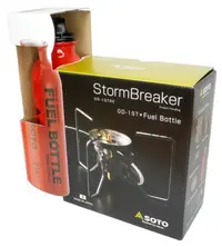 Set arzător cu gaz și butelie Soto - StormBreaker Combo, gri