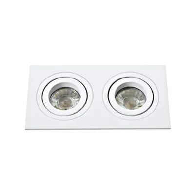 Terni Pro square / 2-fach / swivelling 50W white IP20