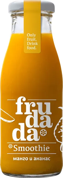 Smoothie, Mango și Ananas, 250 ml, Frudada
