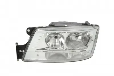 Far stanga (H7 LED PY21W, manual, insertii crom, Semnalizator transparent) MAN TGX dupa 2007