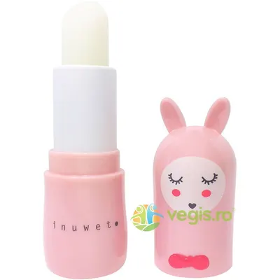 Balsam de Buze pentru Copii cu Parfum de Capsuni Bunny en Rose - Pink 3.5g