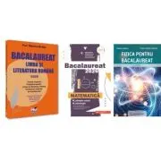 Pachet Bacalaureat 2026. Limba si literatura romana, Matematica M-stiintele-naturii si M-tehnologic si Fizica
