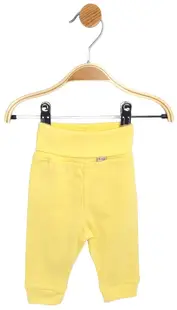 Pantaloni de golf pentru bebeluși Rainy - Cu o curea răsucită, galbenă, 56 cm, 1-2 luni
