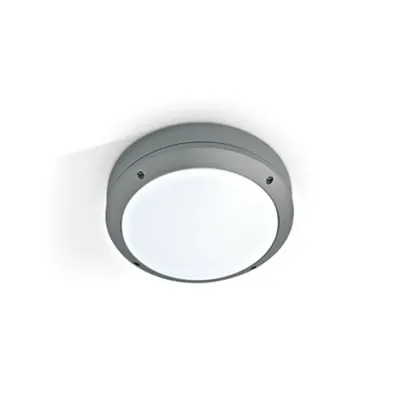 Teito 1 ceiling lamp round,E27, 20W,100-240V,IP54,anthracite
