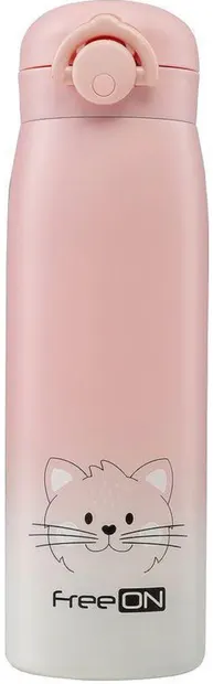 Termos din oțel inoxidabil Freeon - 480 ml, roz