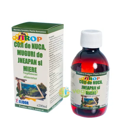Sirop de Coji de Nuca, Jneapan si Miere 200ml