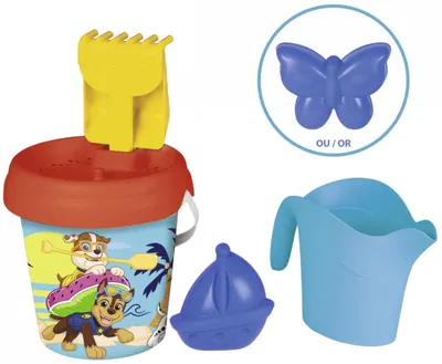 Set de joacă Smoby - Găleată de nisip cu accesorii, Paw Patrol