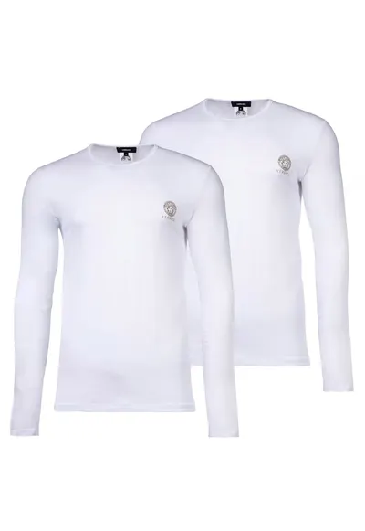 Set de bluze din amestec de bumbac - 2 piese - Alb