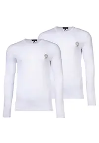 Set de bluze din amestec de bumbac - 2 piese - Alb