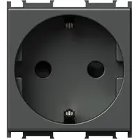 Modul Priza SCHUKO+KS2P+E 16A 250V~ 2M antracit, TEM Modul TEM-VM10AT-U