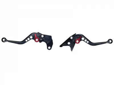 Set 2 manete frana si ambreiaj reglabile Suzuki Dl650 GSXR600 750 1000 GSR600, culoare negru