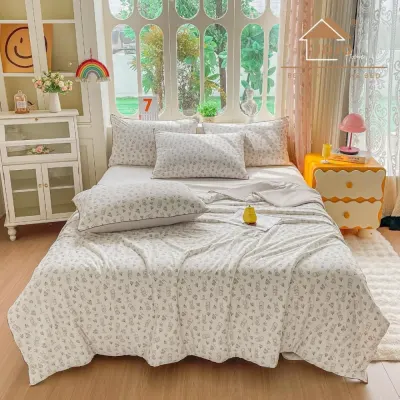 Pilota de Vara Racoritoare Ice Touch, 200x230cm + 2 fete de perna 50x70cm - Ultra Usoara, Efect Instant de Racorire si Confort Maxim, Bej, Animalute
