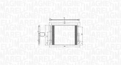 Condensator climatizare (cu uscator) potrivit HYUNDAI ELANTRA V, I30; KIA CEE D, PRO CEE D 1.4D 1.6D 02.11