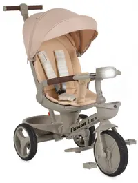 Tricicletă pentru copii Byox - Fusion Lux, bej