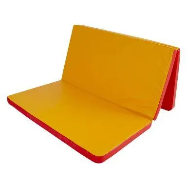 Gamma saltea de gimnastică 150x100x5 trei piese roșu/galben