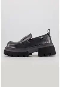 Mocasini cu logo Mave - Negru