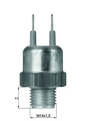 Comutator temperatura ventilator radiator (cu garnitura) potrivit BMW 3 (E21), 3 (E30), 5 (E12), 5 (E28), 6 (E24), 7 (E23) 2.0-3.5 03.72-11.93