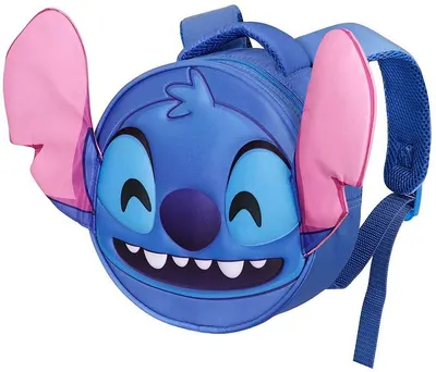 Ghiozdan 3D pentru grădiniță Karactermania Stitch - Emoji
