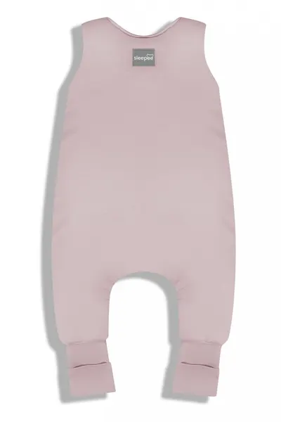 Sac de dormit cu 2 fete din bumbac cu picioare 6-12 luni light Rose Sleepee 1.5 Tog