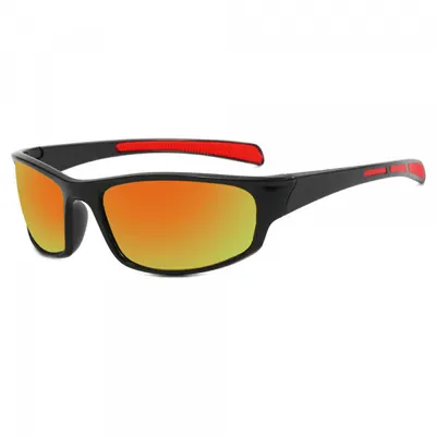 Ochelari De Ciclism Unisex Techsuit 9937, Negri Portocali