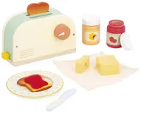 Set de joacă Janod Shiny Grandma - Prăjitor de pâine, 10 bucăți