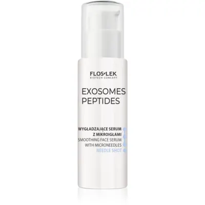 FlosLek Laboratorium Exosomes Peptides Smoothing Facial Serum With Microneedles ser pentru netezire cu terapie cu micro-ace 30 ml