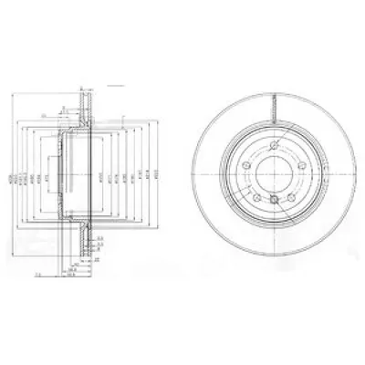 Disc frana DELPHI BG3961