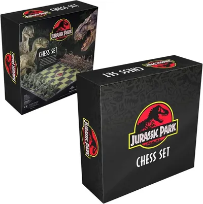 Şah Noble Collection - Jurassic Park Chess Set