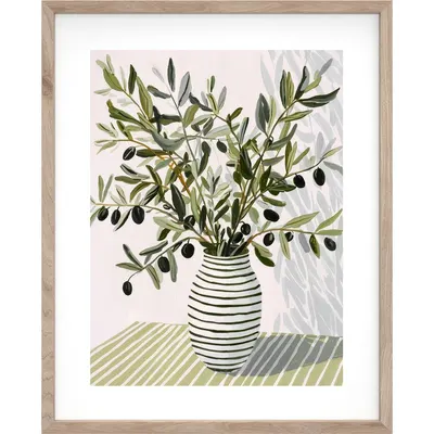 Tablou cu ramă imprimat 40x50 cm Olive Bunch II – Styler