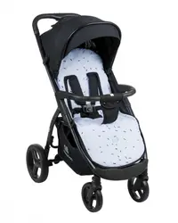 Saltea pentru carucior KikkaBoo Bear with me Blue