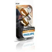 Set 2 becuri Philips Vision PY21W 21W 12V 12496NAB2