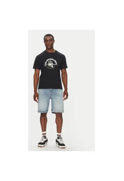 Tricou barbati EQYZT08056-KVJ0 - Bumbac - Negru - Negru