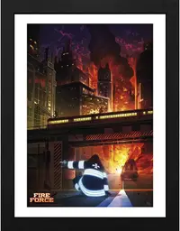 Afiș înrămat GB eye Animation: Fire Force - Spontaneous Human Combustion