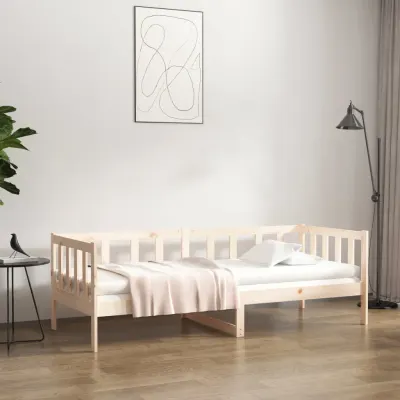 vidaXL Pat de zi fără saltea, 90x190 cm, lemn masiv de pin