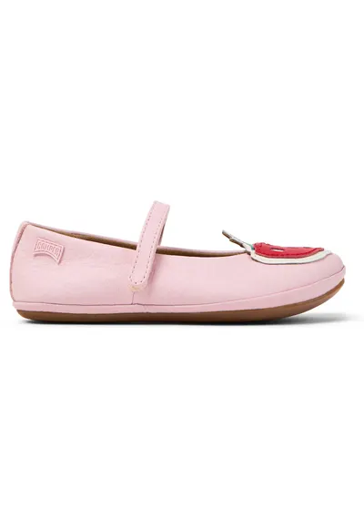 Balerini Mary Jane din piele Right Twins - Rosu