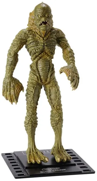 Figurină de acțiune The Noble Collection Horror: Universal Monsters - Creature from the Black Lagoon (Bendyfigs), 19 cm