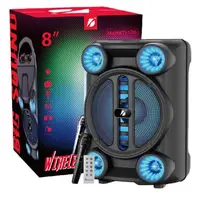 Boxa Portabila 8" KTS-1765 RGB cu Microfon si Telecomanda