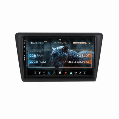 Navigatie Seat Toledo Skoda Rapid (2012-2019), Android, E-Octacore 2GB RAM + 32GB ROM, 9 Inch - AD-BGE9002+AD-BGRKIT026V2
