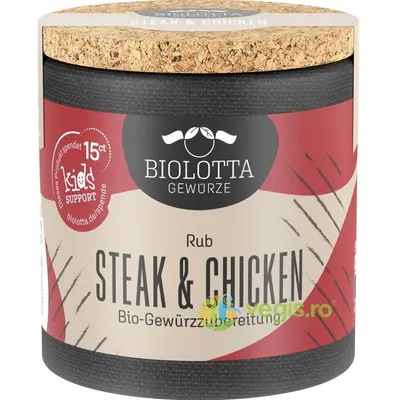 Mix de Condimente pentru Steak si Pui Ecologic/Bio 50g