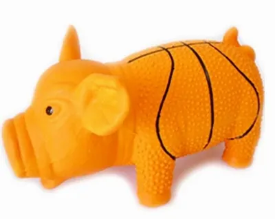 Jucarie Caine Pet Expert Orange Piggy NTD6089
