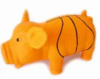 Jucarie Caine Pet Expert Orange Piggy NTD6089