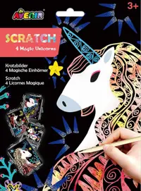 Scratch desene Avenir - Unicorni, 4 desene