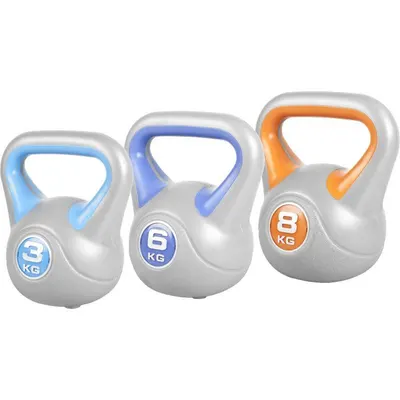 Kettlebell Stylish umplut cu ciment 2-20 KG