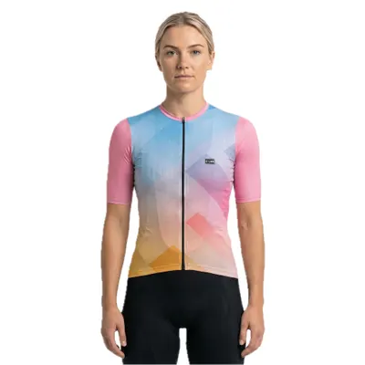 Tricou de ciclism unisex OTTIMA 2 – Rainbow