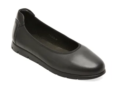 Balerini PASS COLLECTION negri, W160047, din piele naturala
