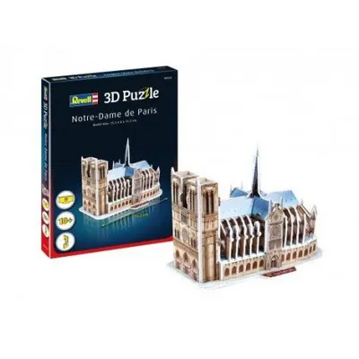Mini 3d puzzle notredame de paris, 39 piese