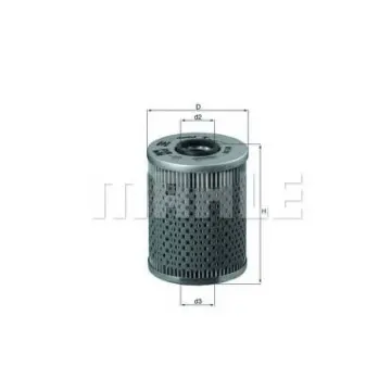 Filtru ulei MAHLE ORIGINAL OX 68D
