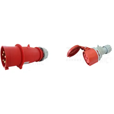 Pachet Conectare Industriala Specializata: Fisa cu Inversare Faze si Priza pe Cablu TICS 32A 400V